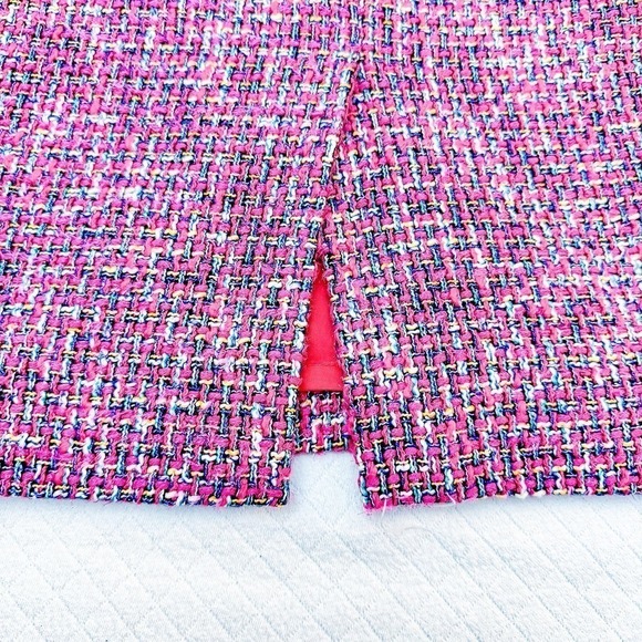 J. Crew Woven Knit Pencil Skirt Italian Fabrics Size 4 - Picture 3 of 7